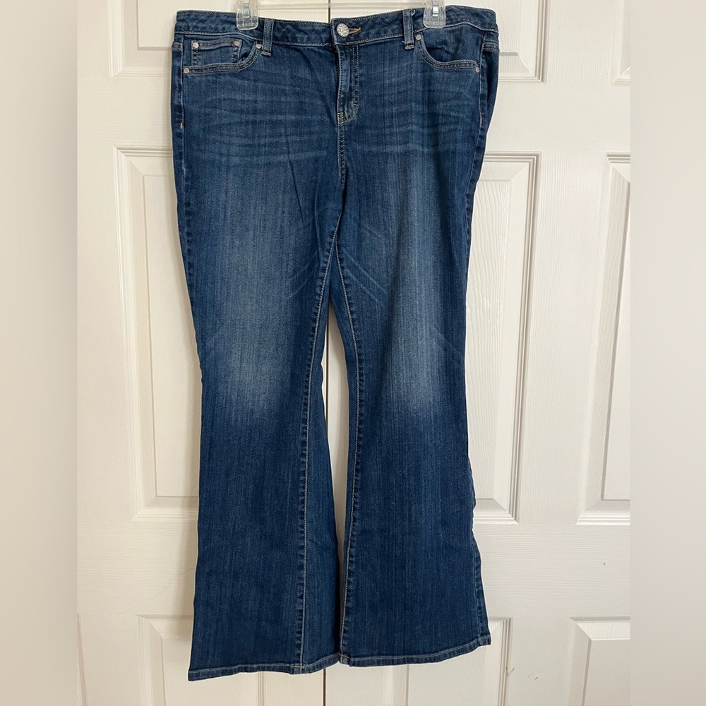 Jennifer Lopez Dark Blue Bootcut Jeans